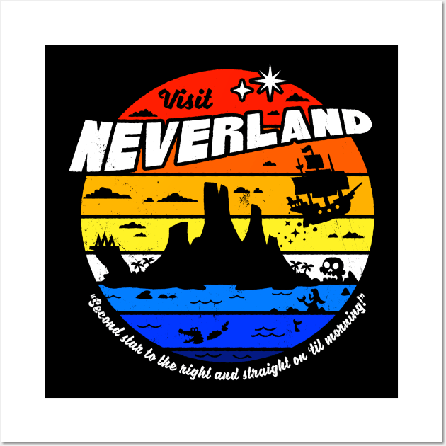 Visit Neverland Wall Art by blairjcampbell